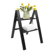 Folding Step Ladder Stool Multi-Purpose Aluminium Alloy Folding Heavy Duty