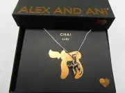 Alex and Ani Chai Necklace Rafaelian Silver NWTBC
