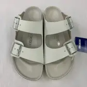 Birkenstock New w/ Box Monterey White Natural Leather Exquisite Reg Select Size