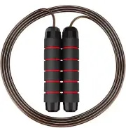 GEEHOOD Jump Skipping Rope Ball Bearings TangleFree Rapid Speed Cable Adjustable