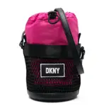 DKNY  小圓桶包！防水材質斜背包