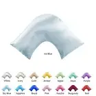 Silky Soft Satin V Pillowcase Boomerang Tri Pillow Case Maternity Double Stitch