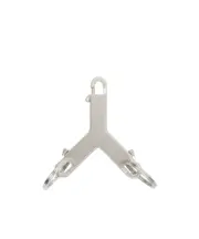 double-ring keychain One size PALLADIO