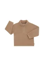 [Bonds] Bonds Kids Teddy Fleece Half Zip Pullover in Almond Latte Size: 2 2 Almond Latte