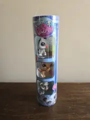 NIB 3pc Littlest Pet Shop Zoo Pets Bobbling Heads Zrbra Lion Baboon Series 2