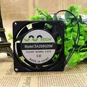 Compatible for TECH SA2B8025M 220V 0.07A 8cm 8025 2-Wire Cooling Fan