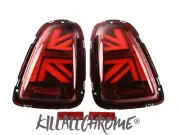MINI Red LED Union Jack Rear Tail Lights R56 2006 - 2010 Gen 2 (Pre-LCI) R57 R58