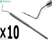 10× Cp11 Michigan Probe William Color Coded Marking Periodontal Steel Instrument