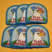 Girl Scout “Flag Ceremony” Patches