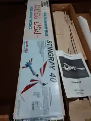 Balsa USA STINGRAY .40 BLSA MODEL AIRPLANE KIT. NIB