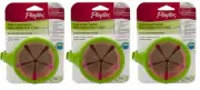 Playtex Twist n Click Snacker with Lid, Green (3 Pack)