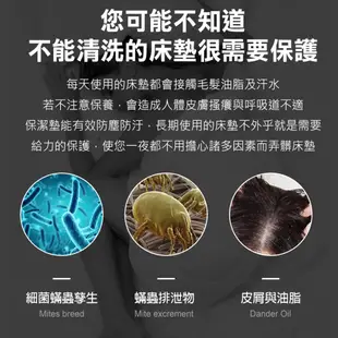 【床寢時光】台灣製3M防潑水平單式/床包式保潔墊(單人/雙人/加大-多色任選)