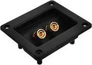 HOMSFOU DIY Audio Speaker Terminal Cup -Way Binding Posts for Stereo High Conductivity Pure Copper Construction for DIY Projects