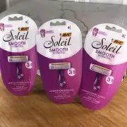 Lot of 3 BiC Soleil Smooth Scented Disposable Womens Razors 4-Packs 12 Total New