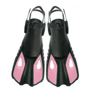 [AU Direct] DEDEPU Adjustable Adult Men Women Open Swimming Fins Scuba Snorkeling TPR Short Flippers Novice Suitable for