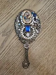 Custom JEWELRY Gold Handheld Mirror