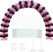 YALLOVE 21ft Balloon Arch Stand Kit, Free Combination in Width and Height (e.g. 10ft x 7.5ft), Convenient to Assemble and Disassemble