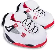 [WSOARLQ] Sneaker Slippers, Trendy Plush Home Shoes Anti-Slip Soft Comfy Slides Warm Winter House Footwear One Size Fits Women Men