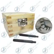 50MM Mini lathe Chuck 3 Jaw Self Centering M12 X 1 Unimat Thread Wooden Box