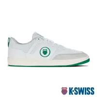 在飛比找momo購物網優惠-【K-SWISS】時尚運動鞋 K-Varsity-男-白/綠