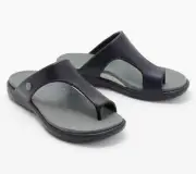 Dansko Krystal Black Women's Shoes Sandal Thong Flip Flop Medium