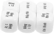 UPKOCH 6pcs Drinking Game Dices for Adults Vietnamese Dice Props for Parties Bars Pubs Fun Drinking Games for Men Women Portable Reusable Dice