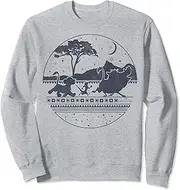 [Disney] The Lion King Group Hakuna Matata Silhouette Sweatshirt