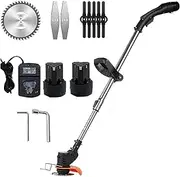 Electric Lawn Mower Cordless Battery Electric Lawn Length Adjustable Cutter Mower Electric Garden Tool Lawn Mower for Lawn and Garden