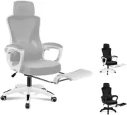 Ergonomic Mesh Office Chair with Headrest and Footrest Executive Computer
