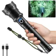 Flashlights High Lumen Rechargeable, Heavy Duty Rechargeable Flashlights, Adj...