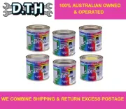 6 X 125ML AUSTRALIAN EXPORT ENAMEL CAN DO PAINT POTS 12 COLORS