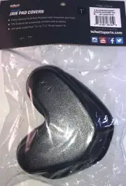 Jaw Pad Covers Black 1” Inter-Link By Schutt-1 Pair-BRAND NEW-SHIPS N 24 HOURS