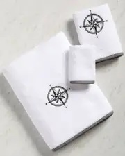 Montague & Capulet Compass 3pc Towel Set