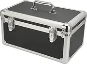 Hard Drive Case 10 Bays Double Protection Waterproof Shockproof Hard Drive Box for IT Professionals (Black)