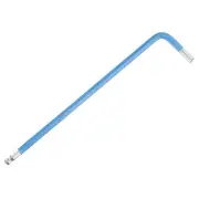 Ball End Hex Key Wrench, 3mm l Shape Long Arm S2 Steel Repair [Light Blue]