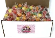 Colombina Sour Fruit Balls Candy in Box, Individually Wrapped 3Lb