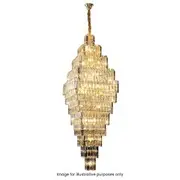 Delessi Milano 60LT Crystal Chandelier 1000mm - Black