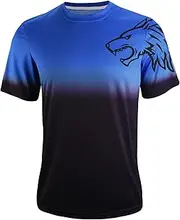 [Wisdom Leaves] Mens Cycling Jerseys Mountain Bike Jerseys MTB Bike Bicycle Shirts - Breathable and Quick Dry