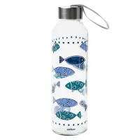 在飛比找momo購物網優惠-【EXCELSA】玻璃水壺 魚500ml(水壺 冷水瓶 隨行