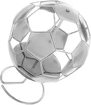 Sturdy Metal Desk Pen Holder Football Pencil Cup Office Supply Storage Bucket Decorative Organizer