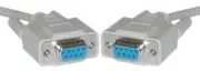 Lot100 6ft DB9pin Female~F Null Modem Cross/Nul wired,Serial RS232 Cable/Cord$SH
