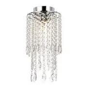 Telbix May Chrome & Clear Acrylic Beads DIY Batten Fix