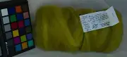 Variegated Dk Green yellow romney wool roving spinning felting weaving fiber art