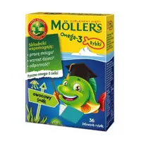 在飛比找蝦皮購物優惠-【優選】挪威Moller's沐樂思兒童小魚 深海魚油moll