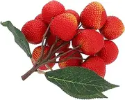 Artificial Litchi Model Decoration Mini Fruit Ornament Lifelike Fruit Litchi Fake Fruit Decoration Fruits Hanging Ornaments Fruits Ornament Foam Pineapple Fake Vegetables for Home Pary Display/1342