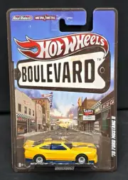 2011 Hot Wheels Boulevard Yellow '78 Ford Mustang II Underdogs Real Riders NEW