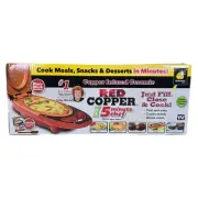 Copper Red 5 Minute Chef Cathy Mitchell Electric Meal Maker New