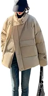 [MVUYO] FMURY Female Winter Down Jacket in The Long Paragraph Thickened Black Korean Temperament Jacket