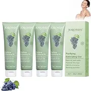 JORONDY Purifying Exfoliating Gel,Purifying exfoliation to deeply cleanse and moisturize skin，Gentle Exfoliating Gel for All Skin Types(4PCS, One Size)