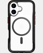 Tech21 EvoPro w/MagSafe for iPhone 16 - Clear/Black